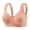 01_Red, variant on Women's Seamless Bras Front Closure Underwear Soft Supportive Brassiere Breathable Padded Bralettes Full Coverage Everyday Bra Minimizer Bra