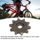 thumbnail image 4 of Piñón De Cadena De Bicicleta, Piñón De Motor De Bicicleta Acero Al Carbono Liviano 10 Dientes Reemplazo Fácil De Instalar Para Motor De Engranajes Para Cadena De Bicicleta, 4 of 7