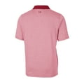 thumbnail image 3 of Men's Cutter & Buck  Red Lehigh Valley IronPigs Forge Tonal Stripe Stretch Polo, 3 of 3