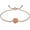 Rose Gold, variant on Rose Flower Urn Bracelet for Ashes Adjustable Cremation Jewelry for Human / Pet Memorial Keepsake Urn Bangle