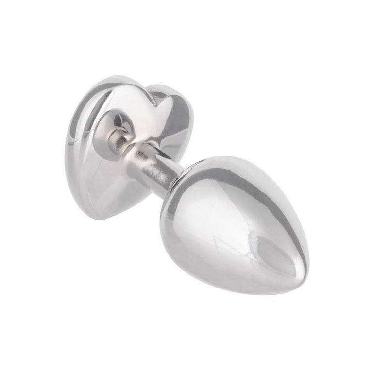 brutal anal plug CalExotics Jewel Ruby Heart Aluminum Anal Plug, Large