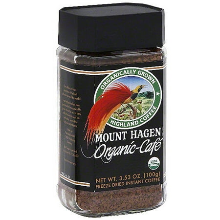 Mount Hagen Organic Instant Coffee, 3.53 oz (Pack of 6)
