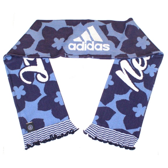 MLS NYC Football Club Flower Fringed Scarf