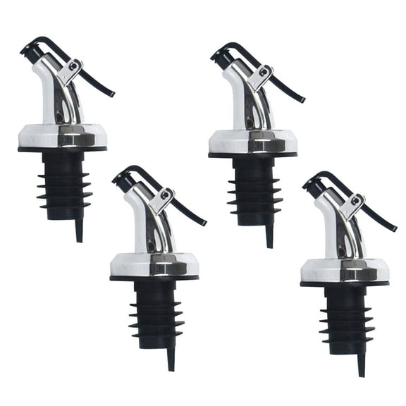 lixuesong 4 Pieces Convenient Oil Bottle Stopper Wine Bottle Pourer Liquor Dispenser Wine Pourer Plug Cap