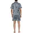 thumbnail image 3 of Lars Amadeus Men's Short Sleeve Top and Pants Pajama Sets, 3 of 4