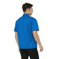 thumbnail image 6 of Toptie Short Sleeve Chef Coat Jacket Royal Blue Lightweight Button Chef Uniform, 6 of 7