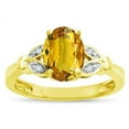 thumbnail image 2 of Star K � Oval 8x6 Genuine Citrine Marquee Design Engagement Promise Ring, 2 of 9
