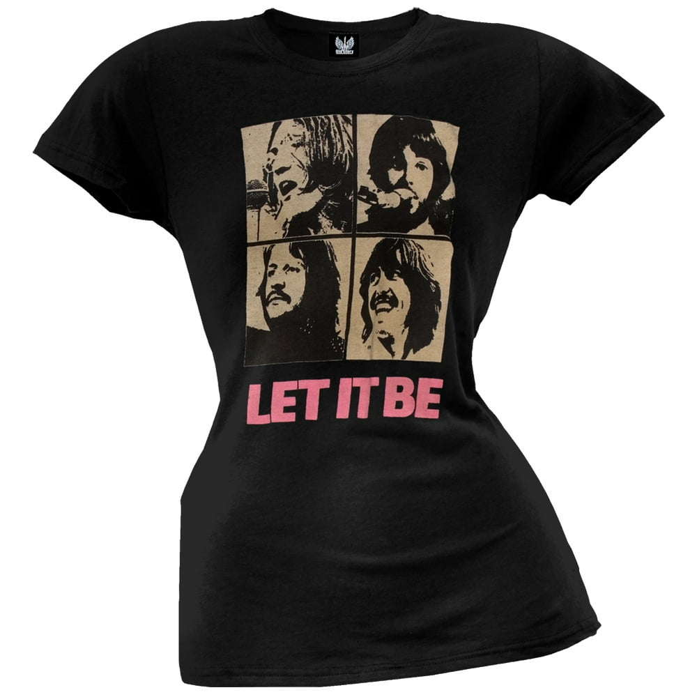 The Beatles Beatles Women's Juniors Let It Be Short Sleeve Graphic