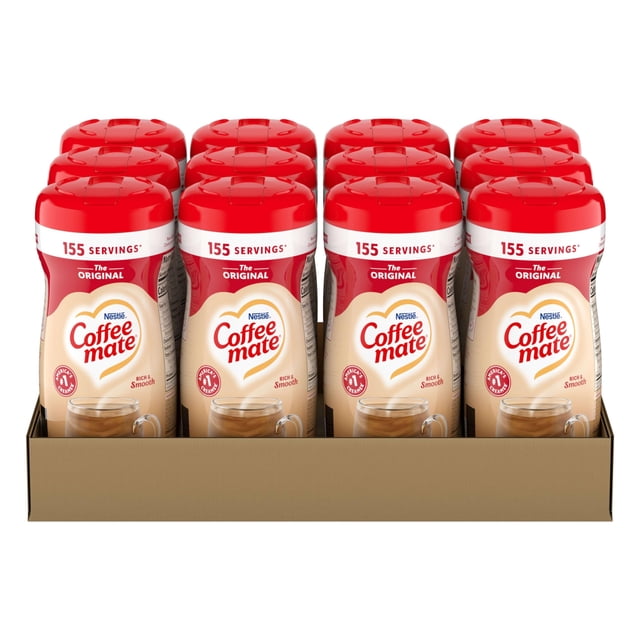 Nestle Coffee mate Coffee Creamer, Original, Powder Creamer, 11 oz Canister (Pack of 12)