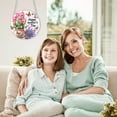 thumbnail image 5 of 7.8'' Happy Mother's Day Welcome Sign Wreath 12 Inch Round Wooden Hanging Door Sign Colorful Flower Rustic Farmhouse Porch Pendant Decorations for Front Door Wall Decor 1/2/3/4 PCS, 5 of 5