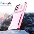 thumbnail image 3 of for Moto G Pure Case with Built-in Camera Lens Slide Cover, Heavy-Duty Shockproof Rugged Case Heavy Duty Bumper Shockproof Phone Cover for Moto G Pure,Pink, 3 of 7