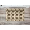 thumbnail image 2 of Linon Home Décor Roma Area Rug Collection, Ivory and Chocolate, 2' x 3', 2 of 6
