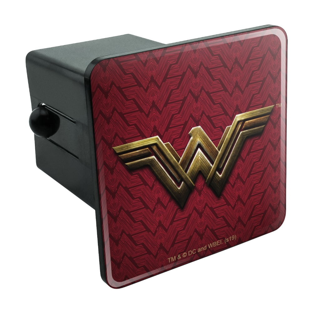 Graphics and More Wonder Woman Cute Chibi Character Tow Trailer Hitch Cover Plug Insert 