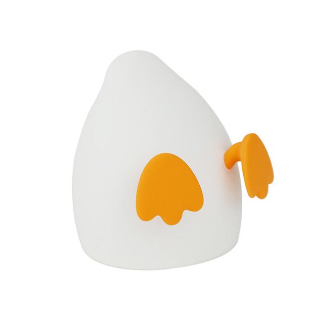 Lámpara de noche TANGJMXG pato recargable silicona blanco