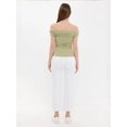 thumbnail image 2 of Off-Shoulder Ruched Bodycon Top, 2 of 5