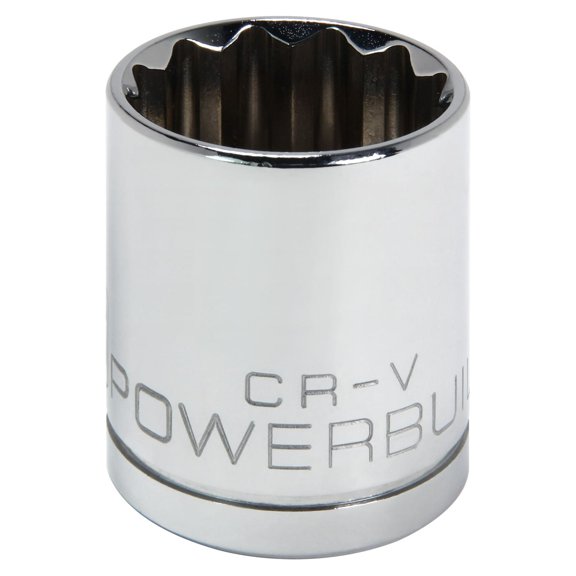 Powerbuilt 1/2 Inch Drive x 26 MM 12 Point Shallow Socket - 642023