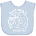 thumbnail image 3 of Inktastic Summer Vacation Mode Newport Beach California Boys or Girls Baby Bib, 3 of 4