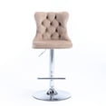 thumbnail image 2 of Modern Upholstered Barstools with 25 - 33 Inch Adjustment / Comfort in Pub and Home, 2 of 6