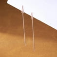 thumbnail image 4 of 925 Sterling Silver Chain Threader Earrings Dangle for Women Teens Long Dangle Earrings Line Earrings Tassel, 4 of 10
