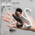 thumbnail image 5 of 3/6PCS Bathroom Hanger Clips Heated Towel Radiator Rail Hook Holder Multifunction Drying Rack Hook Towel Clothes Storage Hanger, 5 of 10