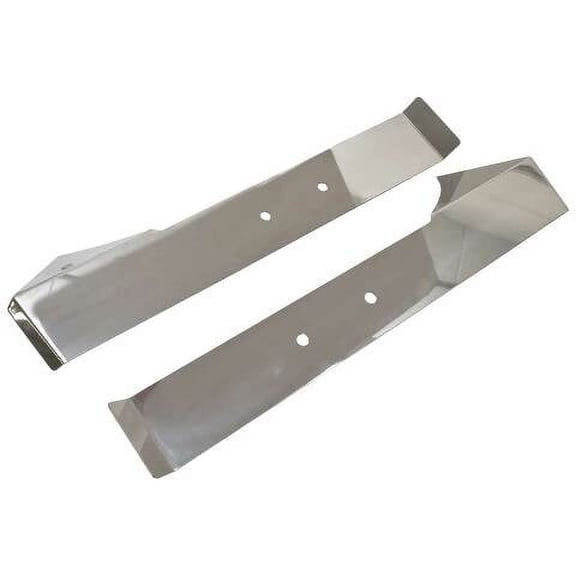 Cobalt Boat Transition Caps | A36 Swim Platform Stainless (Set of 2)