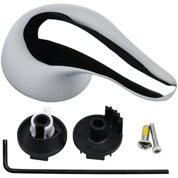 Replacement 100657 Lever Shower Handle Kit, Compatible with Moen PosiTemp Valve Systems,Fits Single Handle Tub and Shower Faucets, Chrome$$Tools & Hardware Other