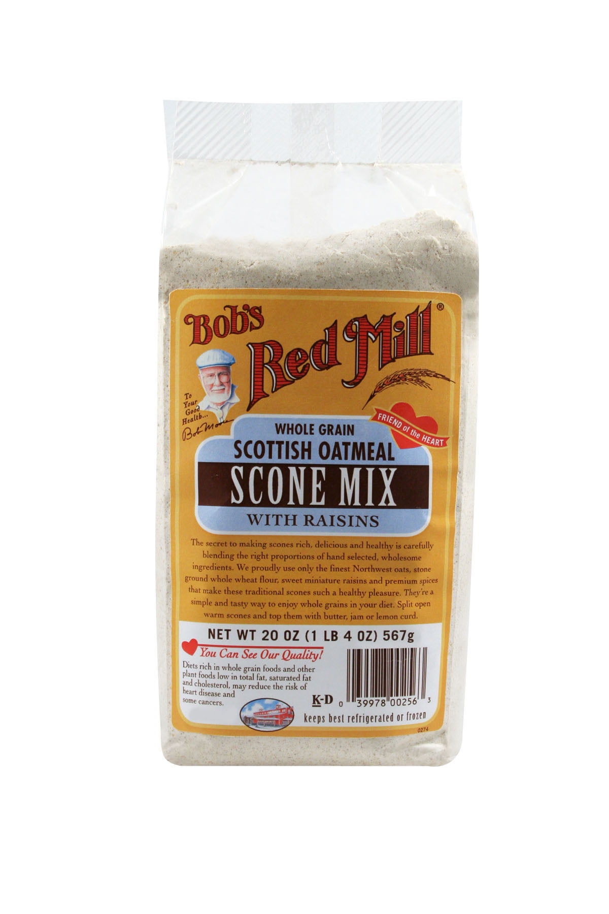 Bobs Red Mill Whole Grain Scottish Oatmeal Scone Mix with Currants, 20 Oz by Bob'S Red Mill