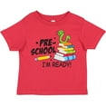 thumbnail image 3 of Inktastic Bookworm Ready for Preschool Boys or Girls Toddler T-Shirt, 3 of 5
