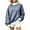 Navy #176, variant on Women's Gingham Plaid Sweatshirt Long Sleeve Crewneck Casual Oversized Pullover Relaxed Fit Fall Top