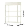 thumbnail image 3 of Inerposs Shoe Rack, 5 Tier Shoe Storage Rack, Metal Shelf Organizer, Entryway and Bedroom Storage Cabinet, Lightweight and Easy to Install, 3 of 6