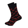 thumbnail image 2 of Outfmvch Fuzzy Socks for Women Non Slip Fuzzy Comfy Thermal Funny Husband Gifts - Stocking Stuffers for Dad, Mom, Grandpa & Sister, Valentine's Day, Wedding gift Socks for Women Wine One Size, 2 of 5