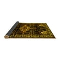 thumbnail image 2 of Ahgly Company Indoor Square Persian Yellow Traditional Area Rugs, 6' Square, 2 of 4