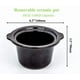 thumbnail image 2 of Calentador de olla de cocción lenta de 0,65 qt, juego de olla para fondue, olla para derretir chocolate, 2 of 5