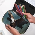 thumbnail image 6 of Goofa Forest River Bald Eagle Pattern Double Layer Pen Pencil Case, Protective Large Capacity Storage Organizer Pen Pouch, Office College Supplies for Teens Adults, 6 of 7