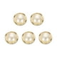 thumbnail image 1 of Uxcell 5 piezas 24L botones de perlas falsas doradas de 15 mm 5/8" botones redondos de plástico para reemplazo de costura, sujetadores para abrigos, ropa, decoración de bricolaje y manualidades #10, 1 of 7