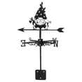 thumbnail image 1 of Shisuyan Gnome Weathervane Black 1Set 22.79X12.58X11.40In Iron, 1 of 9