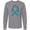 Athletic Heather, variant on Inktastic Ovarian Cancer Awareness Ribbon Long Sleeve T-Shirt