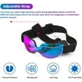 thumbnail image 2 of Dog Sunglasses Small Dog Goggles Doggles Dog Glasses for Small Dogs UV Protection Windproof Waterproof Adjustable Band(Blue), 2 of 6
