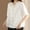 White, variant on SNKSDGM Women's Plus T Shirts for Women Loose Fit Beach Vacation Clothes for Women Plus Size 3X Vintage Linen Cardigan Shirt for Women Short Sleeve Button Up Top with Pocket Casual Style Xxxl