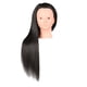 thumbnail image 5 of Cabeza de maniquí de fibra sintética para peluquería. Herramientas de práctica para entrenamiento de cabello. Negro sin maquillaje, 5 of 9