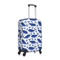 thumbnail image 6 of Cauagu Whale Print Travel Luggage Cover,Travel Dust-proof Suitcase Cover Softside Suitcase Protector for 18-32inch,Not Included Suitcase, 6 of 8