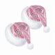 thumbnail image 1 of wonima02 2 Pcs Adult Sequin Santa Hat Unisex Christmas Hat Santa Claus Cap Xmas Cap with Lining and Plush Brim for Women Men, 1 of 1