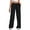 #Black, variant on TEMOFON Women's Straight Leg Low rise Sweat Pants Wide Leg Sweatpants Drawstring Elastic Low Waist Pants with Pockets