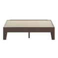 thumbnail image 3 of Taylor & Logan Wood Platform Bed with 14 Wooden Support Slats Walnut - Twin, 3 of 5