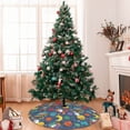 thumbnail image 7 of Sikiie Cartoon Space 30-48 inches {designName} Print Christmas Tree Skirt Snowman Xmas Tree Skirt with Edge Christmas Decorations for Holiday Party48", 7 of 7