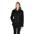 thumbnail image 2 of Women's Wool Blend Fashion Pea Coat, 2 of 5