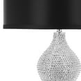 thumbnail image 7 of Safavieh 24.5 in 2-Light Modern Glam Polished Table Lamps with Black Shades, 7 of 7
