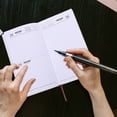thumbnail image 2 of 2025 A6 English Daily Planner with Monthly Index 2025 Planner Weekly Monthly Agenda Daily Goals Planner Academic Planner Schedule Recording Notepad for Home Office, 2 of 8