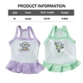 thumbnail image 2 of Paquete de 2 camisas para perro, falda, camisetas de ballet, chaleco de algodón, vestido plisado, ropa para cachorros, camisas de verano, lindas camisetas, ropa suave para mascotas para pequeños y, 2 of 5