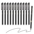 thumbnail image 1 of Uxcell Gel Pen Medium Point 0.5mm, 12 Pack Smooth Black Gel Ink Rollerball Pen for Home Office Writing Note Taking Journaling Business, Style 4, 1 of 6